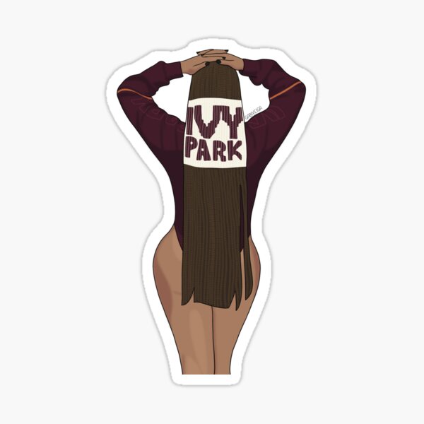 Porno Ivy Queen - Ivy Park Stickers for Sale | Redbubble