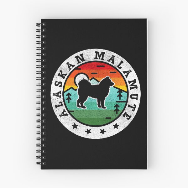 Aperçu de l'œuvre Alaskan Malamute Retro Summer Vintage créée et vendue par rafaeltto.