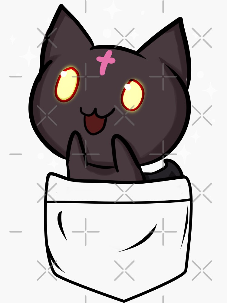 Anime Cat Icons  Anime Neko Emote Pack Sticker for Sale by