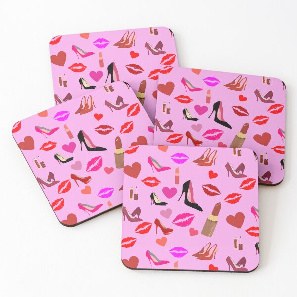 Item preview, Heels, Hearts and Lipstick Collage designed and sold by sweatshop22.