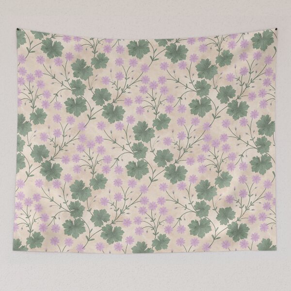 Item preview, English Wildflowers | Hedgerow Cranesbill designed and sold by RebeccaFlaherty.