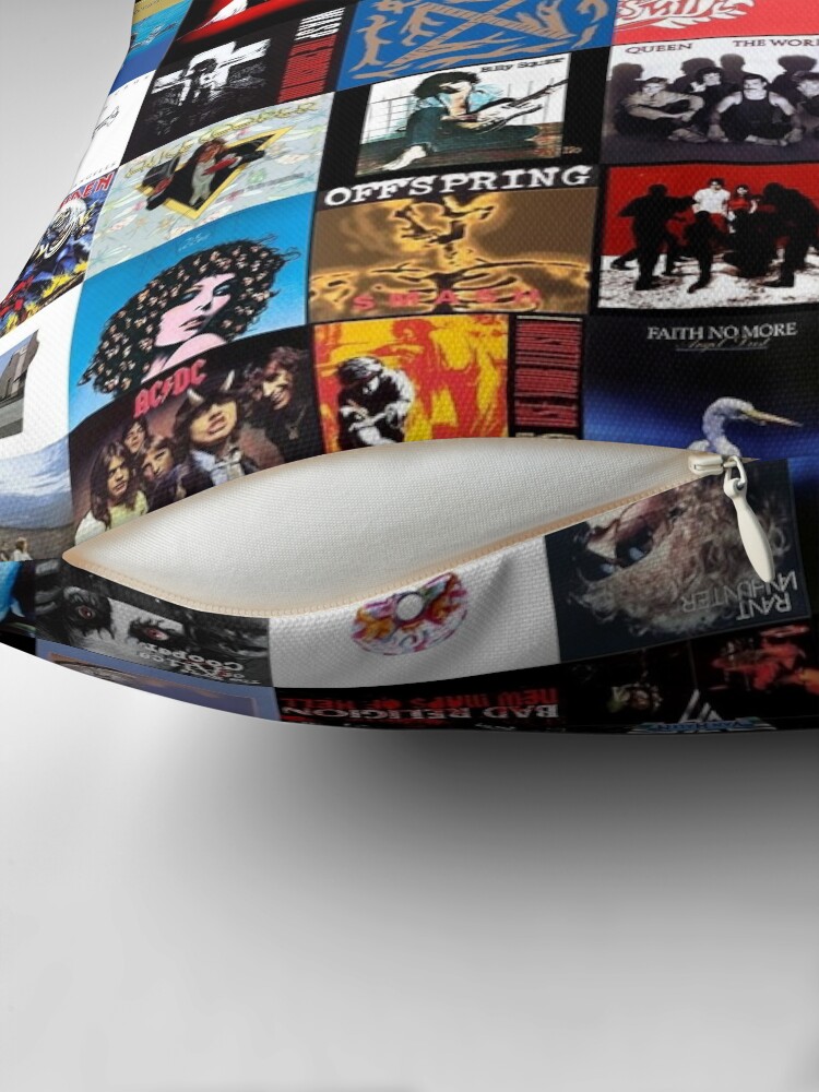 Thumbnail 2 of 4, Pillow, retro album cover collage designed and sold by grechendeplata.