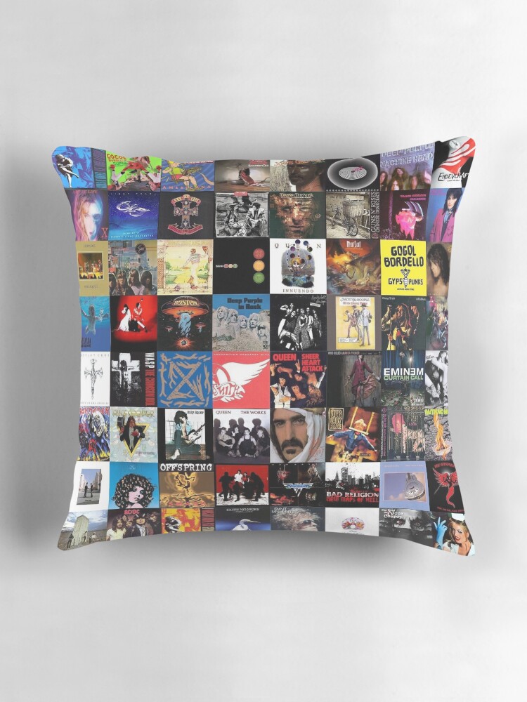 Thumbnail 3 of 4, Pillow, retro album cover collage designed and sold by grechendeplata.