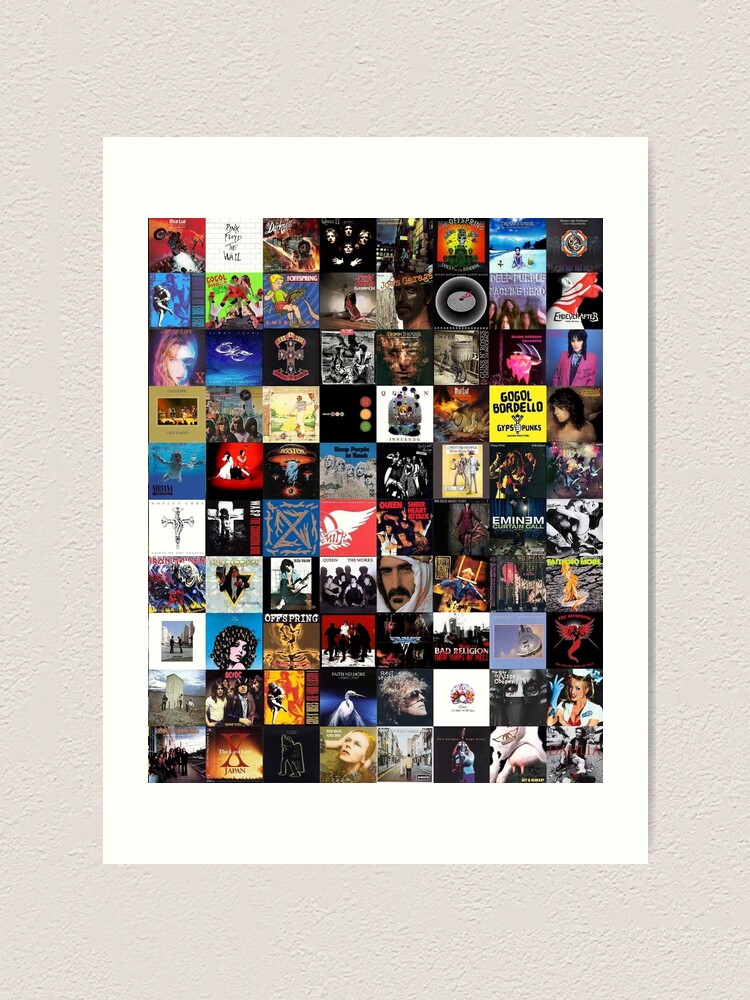 retro album cover collage Art Print for Sale by grechendeplata