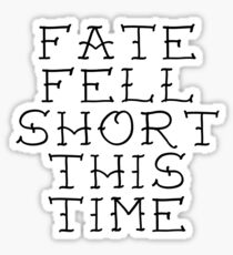 Blink- 182 Quote Sticker