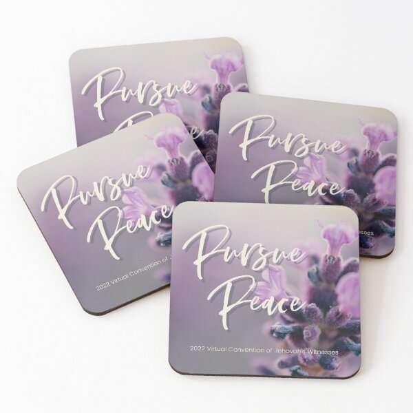 Item preview, Perseguir la paz | Convención Regional de los Testigos de Jehová | 2022 | Flor Purpura designed and sold by AdoptKM.