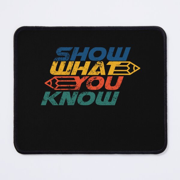 Item preview, Show what you know, funny retro exam testing day  designed and sold by StairheadStore.
