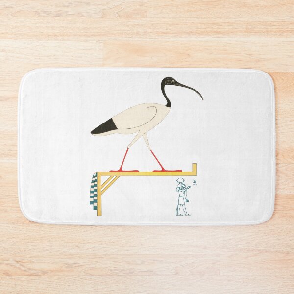 Item preview, Ibis Illustration & Thoth Hieroglyphic designed and sold by Happy Puppy Print On Demand.