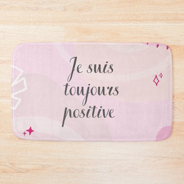Aperçu de l'œuvre Je suis toujours positive, affirmation positive créée et vendue par PausePapote.