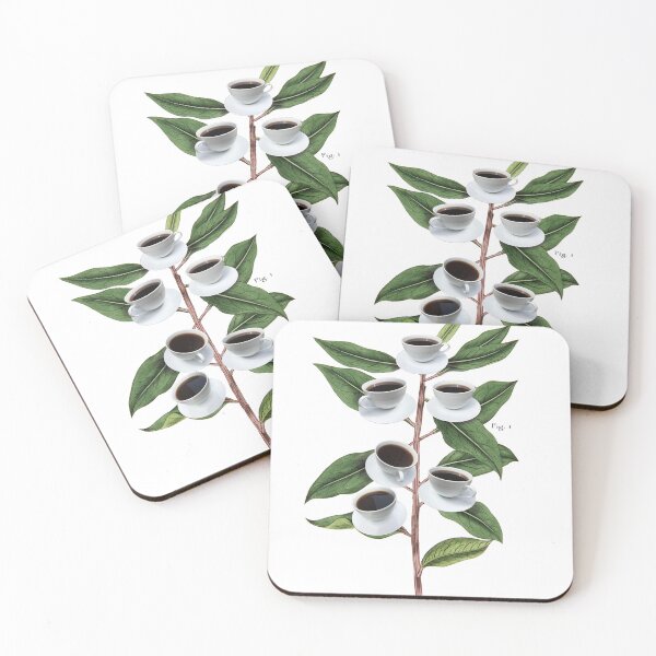 Item preview, Coffee Botanical Print designed and sold by Highdown73.