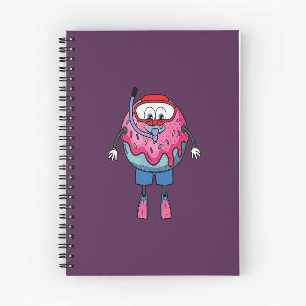 Item preview, Donut diving with swimming fins and goggles designed and sold by Donutlovers.