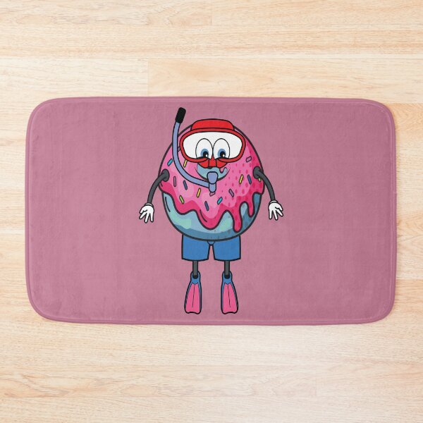 Item preview, Donut diving with swimming fins and goggles designed and sold by Donutlovers.