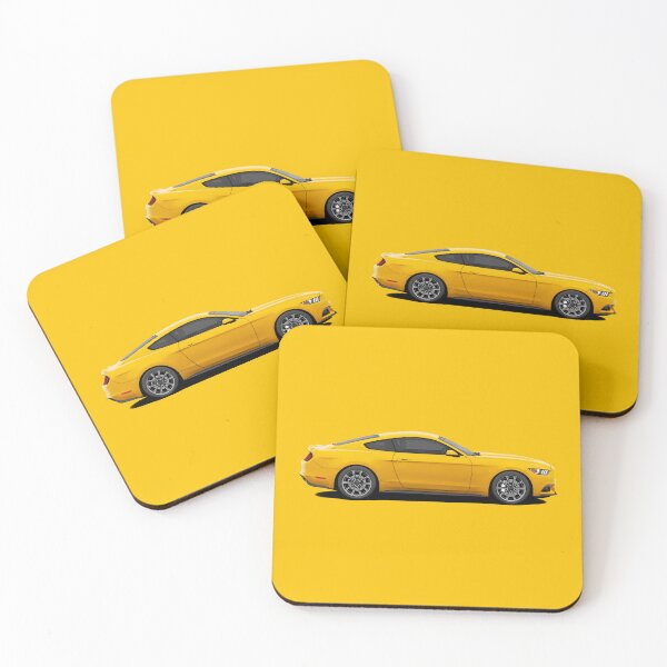 Item preview, Side view of Yellow American Muscle Car S550 designed and sold by ApexFibers.
