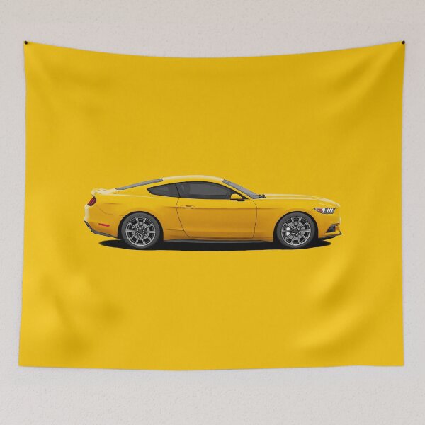 Item preview, Side view of Yellow American Muscle Car S550 designed and sold by ApexFibers.