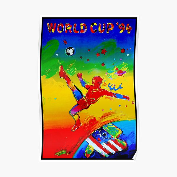WORLDS CUP: Vintage Advertising Soccer Print Poster
