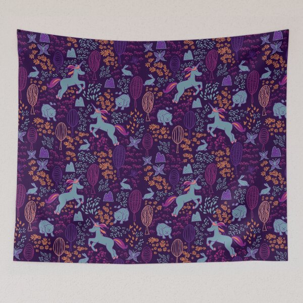 Item preview, Seamless pattern with a unicorn  designed and sold by Rasveta.