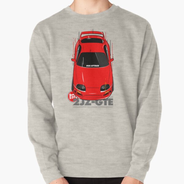Toyota Supra 90s Attack Pullover Sweatshirt