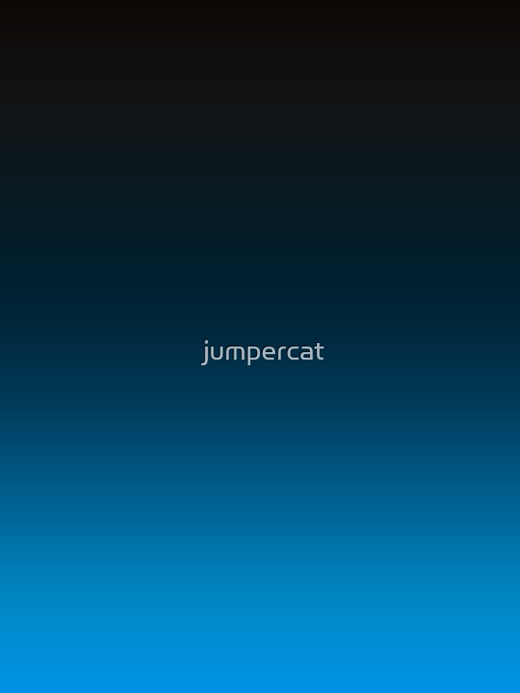 Ombre Cerulean Blue by jumpercat