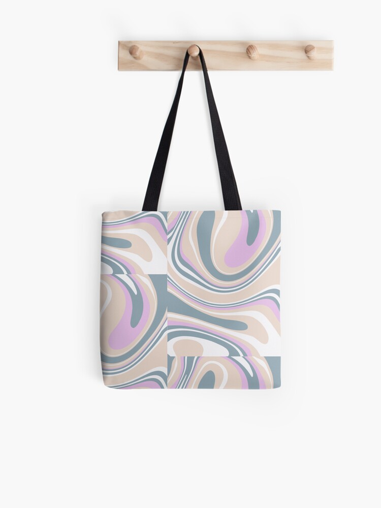 Pastel Wave Tote Bag