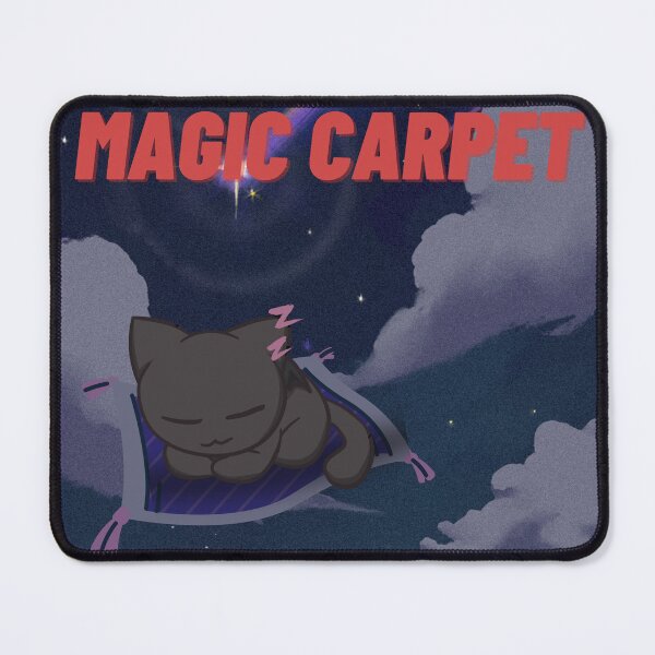 Item preview, Imagination is the True Magic Carpet | Anime cat Sleeping | Cute Cat Emote designed and sold by BBMarioni.