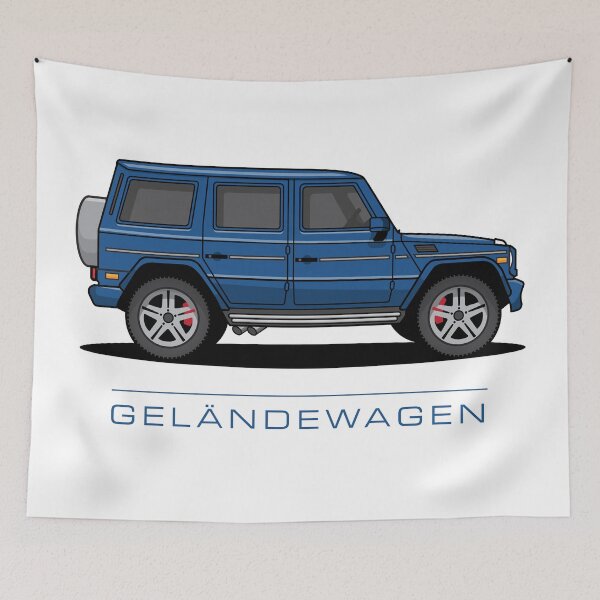 Item preview, Merc 4x4 SUV Luxury Car Wagon Blue designed and sold by blackdogshop.