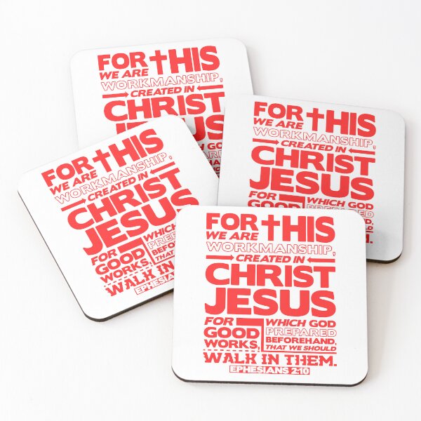 Item preview, Ephesians 2:10 Created in Christ Jesus designed and sold by plushism.