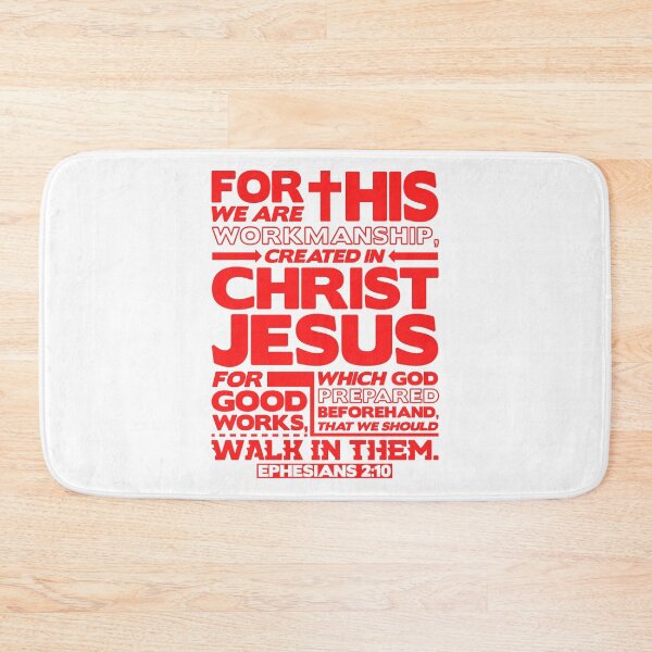Item preview, Ephesians 2:10 Created in Christ Jesus designed and sold by plushism.