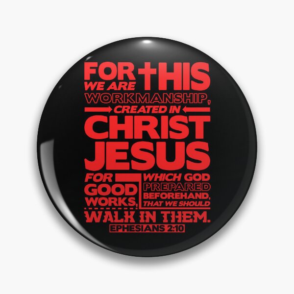 Item preview, Ephesians 2:10 Created in Christ Jesus designed and sold by plushism.