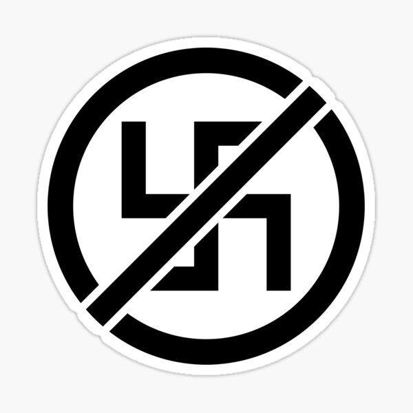Artikel-Vorschau von Anti-Nazi-Hakenkreuz, designt und verkauft von Guillotine Guacamole.
