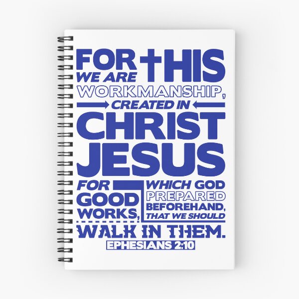 Item preview, Ephesians 2:10 Created in Christ Jesus designed and sold by plushism.