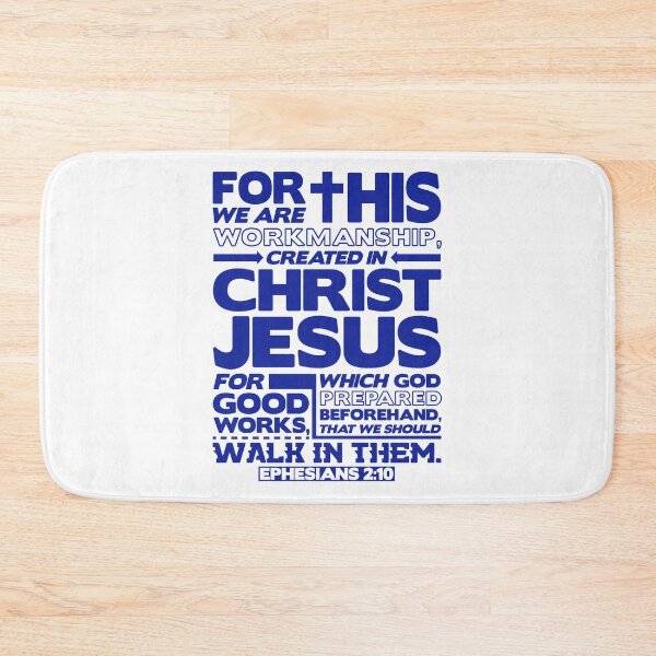 Item preview, Ephesians 2:10 Created in Christ Jesus designed and sold by plushism.