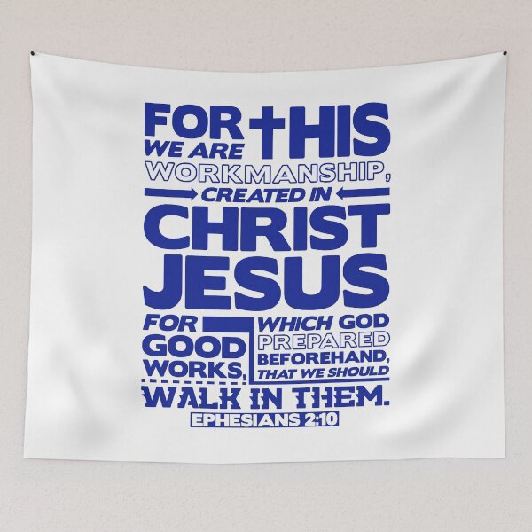 Item preview, Ephesians 2:10 Created in Christ Jesus designed and sold by plushism.