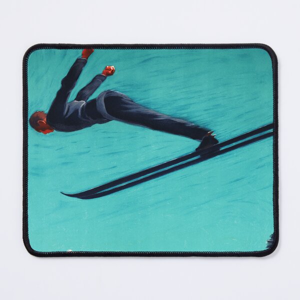 Item preview, ST MORITZ ENGADIN 1856m Switzerland 1924 Carl Moos Vintage Winter Sports Ski Poster designed and sold by retroposters.