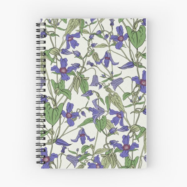 Item preview, Tessellating Clematis pattern designed and sold by Lyndsey Hale.