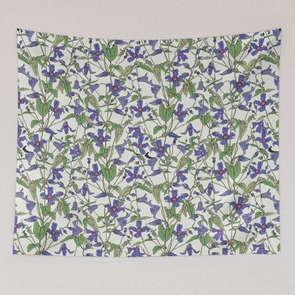 Item preview, Tessellating Clematis pattern designed and sold by Lyndsey Hale.