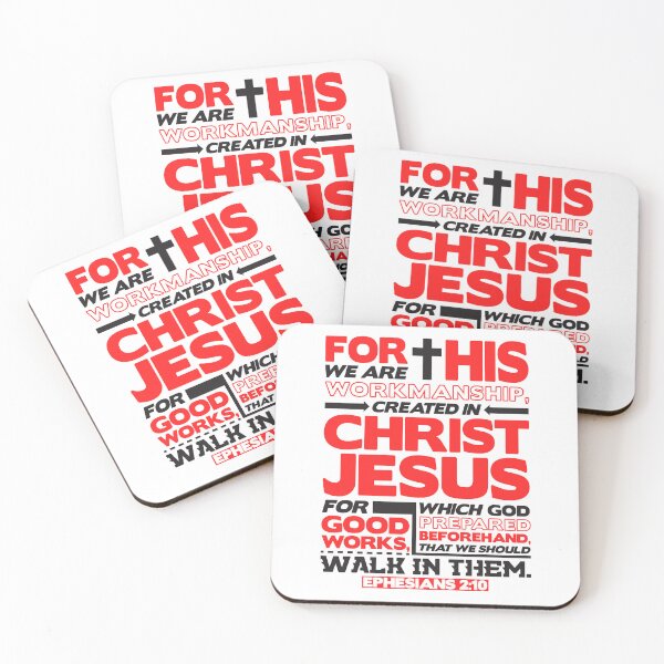 Item preview, Ephesians 2:10 Created in Christ Jesus designed and sold by plushism.
