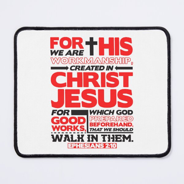 Item preview, Ephesians 2:10 Created in Christ Jesus designed and sold by plushism.
