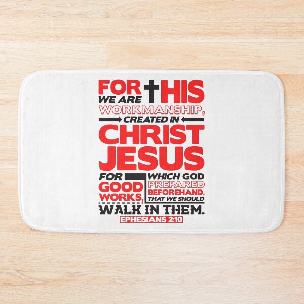 Item preview, Ephesians 2:10 Created in Christ Jesus designed and sold by plushism.