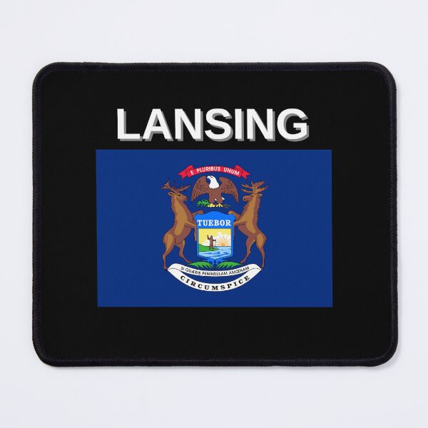 Artikelvorschau, Lansing, Hauptstadt des Staates Michigan. Vereinigte Staaten von Amerika entworfen und verkauft von ONELOVEDESIGNS0.