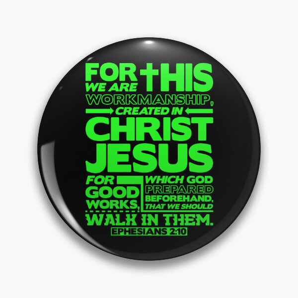 Item preview, Ephesians 2:10 Created in Christ Jesus designed and sold by plushism.