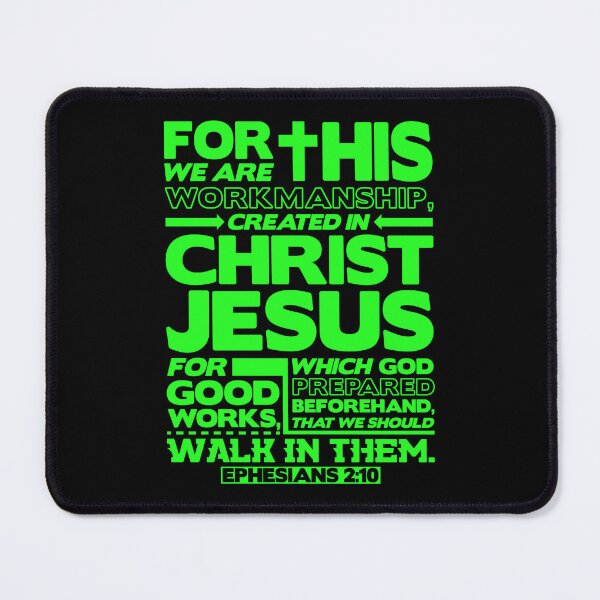 Item preview, Ephesians 2:10 Created in Christ Jesus designed and sold by plushism.