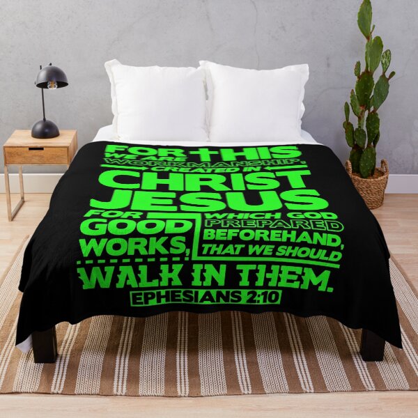 Item preview, Ephesians 2:10 Created in Christ Jesus designed and sold by plushism.