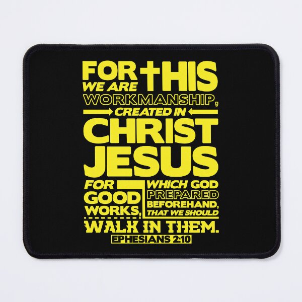 Item preview, Ephesians 2:10 Created in Christ Jesus designed and sold by plushism.