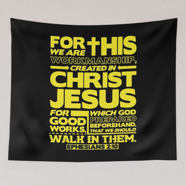 Item preview, Ephesians 2:10 Created in Christ Jesus designed and sold by plushism.