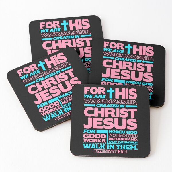 Item preview, Ephesians 2:10 Created in Christ Jesus designed and sold by plushism.