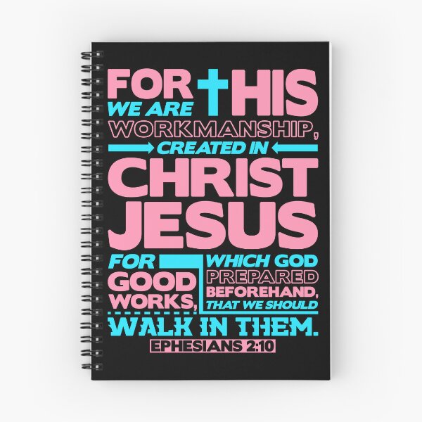 Item preview, Ephesians 2:10 Created in Christ Jesus designed and sold by plushism.