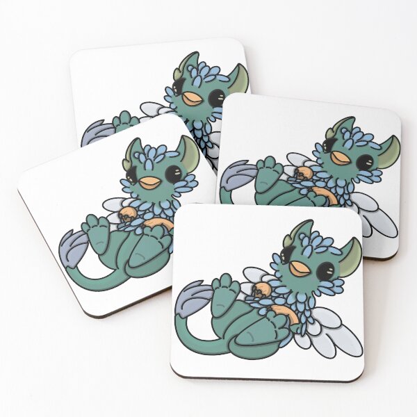 Item preview, Cute Green and Blue Griffon Baby designed and sold by Winging-It.