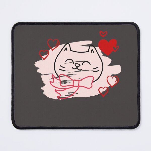 Item preview, Cute cat with hearts. designed and sold by EMIPRINCESS.