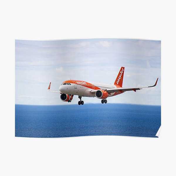 "Easyjet Plane" Poster for Sale by stephenrhall Redbubble
