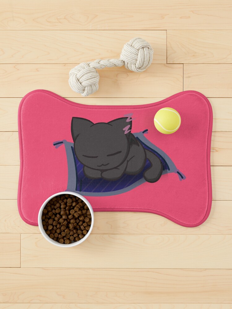 Magic Carpet Cat, Anime cat Sleeping, Cute Cat Emote Pet Mat for Sale by  BBMarioni